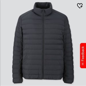 UNIQLO ultra light down black men’s puff jacket